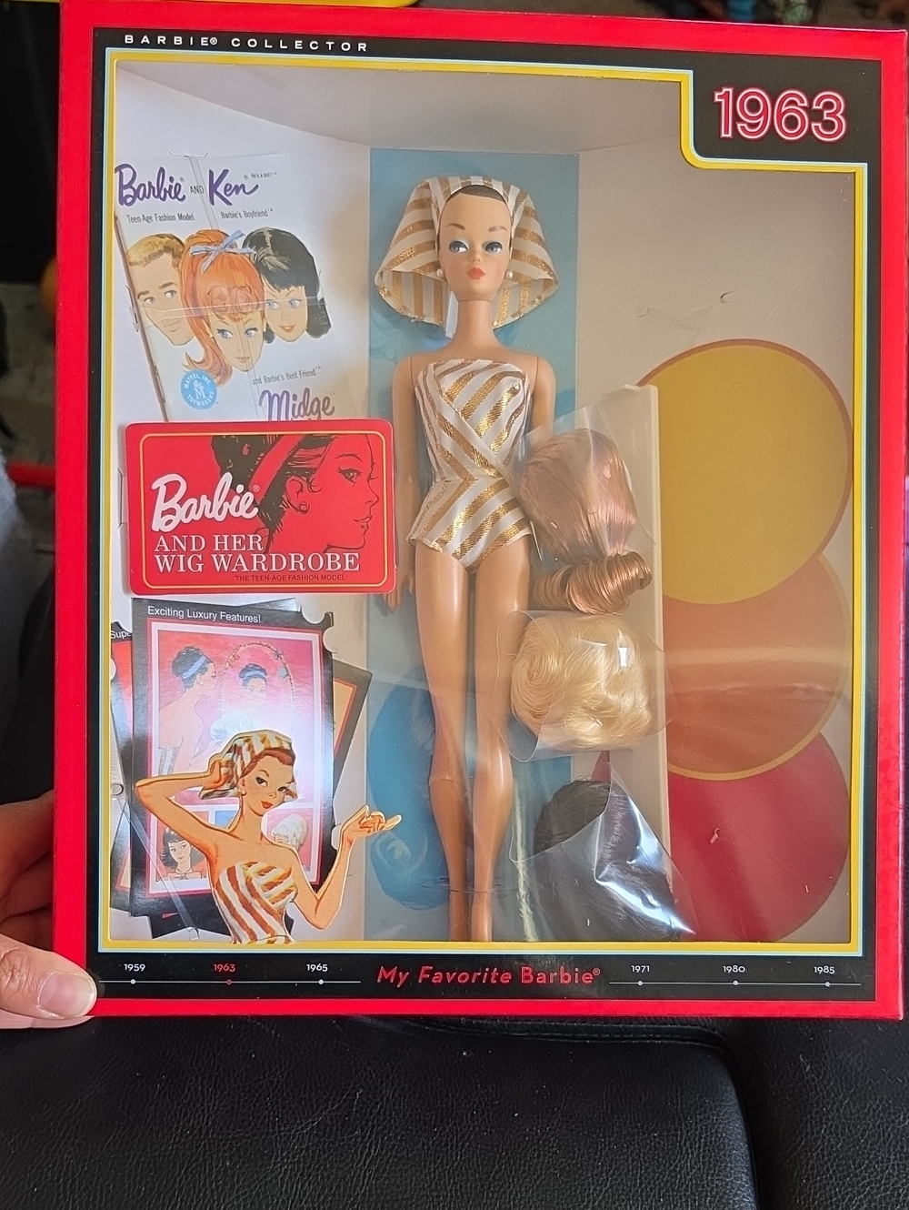 Barbie Collector 1963 Doll with wigs